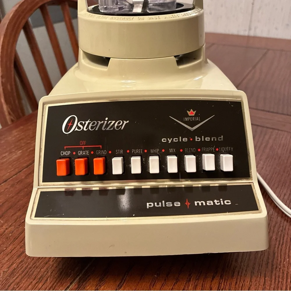 Imperial Osterizer Blender with Clear Pitcher Pulse Matic 10 Vintage